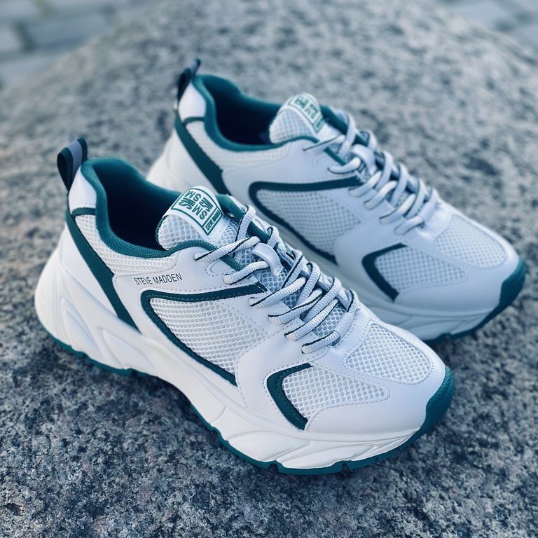 Steve maddden SM11002083 Standout mesh sneaker groen - Finnz