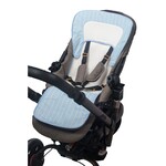 Kuli-Muli Kuli-Muli Climatic Sitzauflage Kinderwagen hellblau