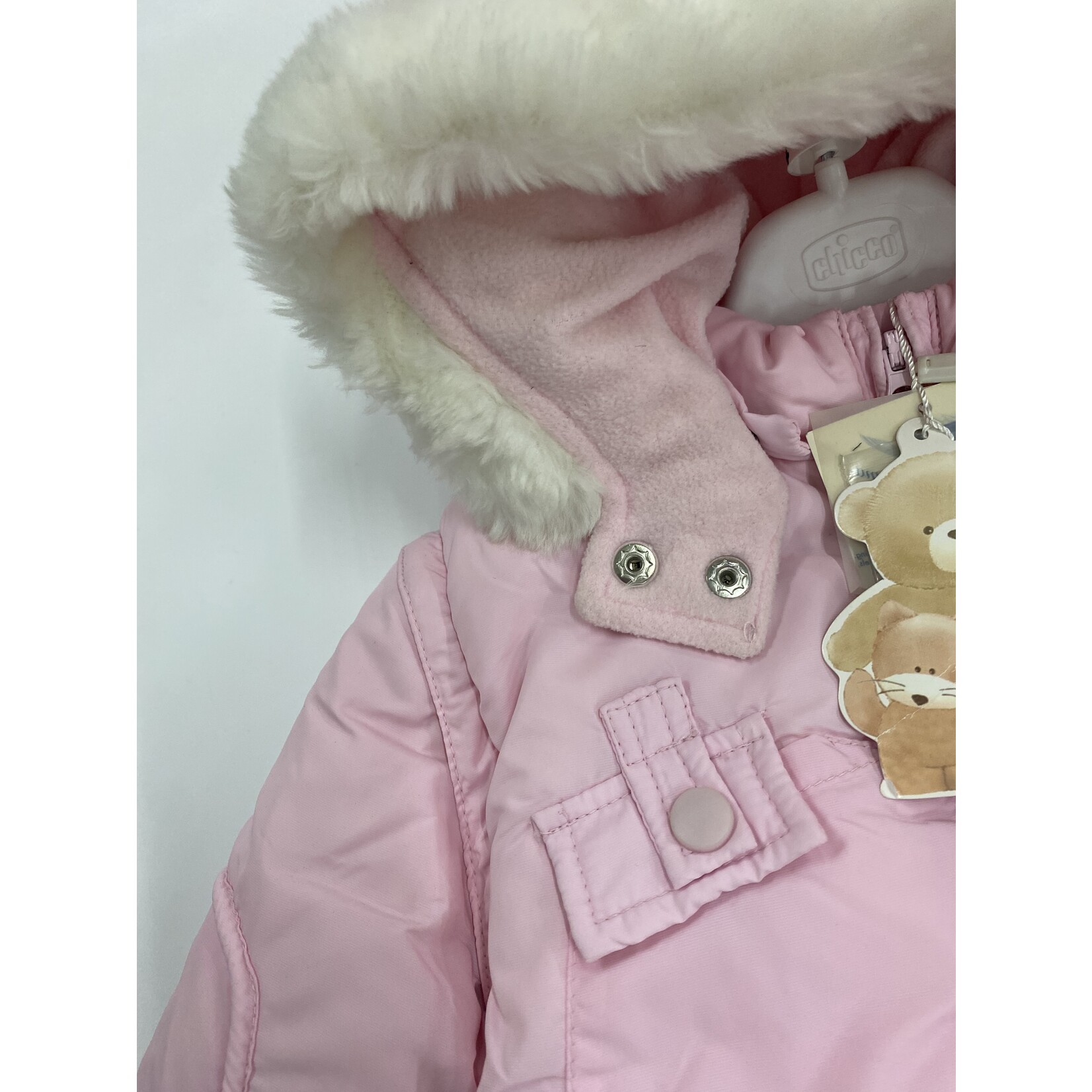 Chicco Chicco Winterjacke rosa mit Fäustel Grösse 74