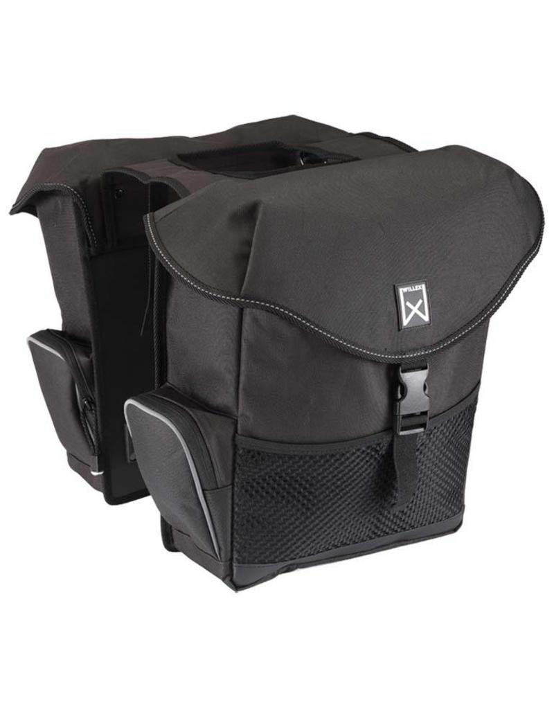 Willex dubbele bagagetas zwart 24L
