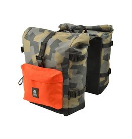 AGU Urban Trend H2O dubbele tas camo/oranje