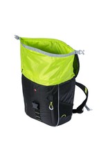 Basil Miles backpack black lime (+LED) 17L