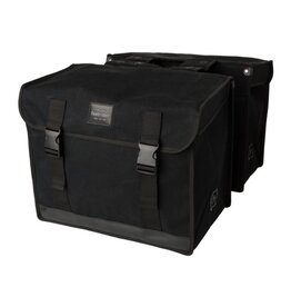Fastrider CANVAS 65L DUBBELE FIETSTAS BASICS ZWART
