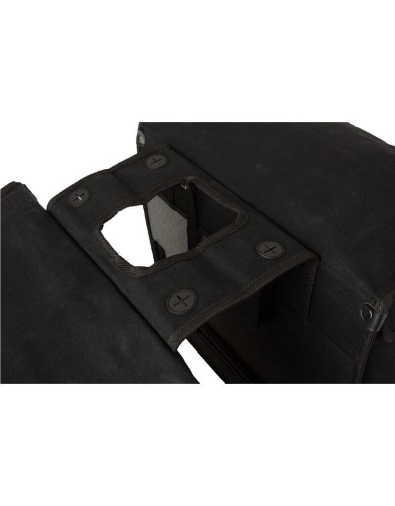 Fastrider CANVAS 65L DUBBELE FIETSTAS BASICS ZWART