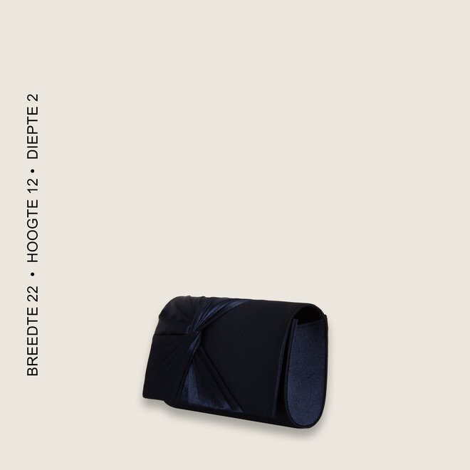 Clutch bag Twiggy  (dark blue)