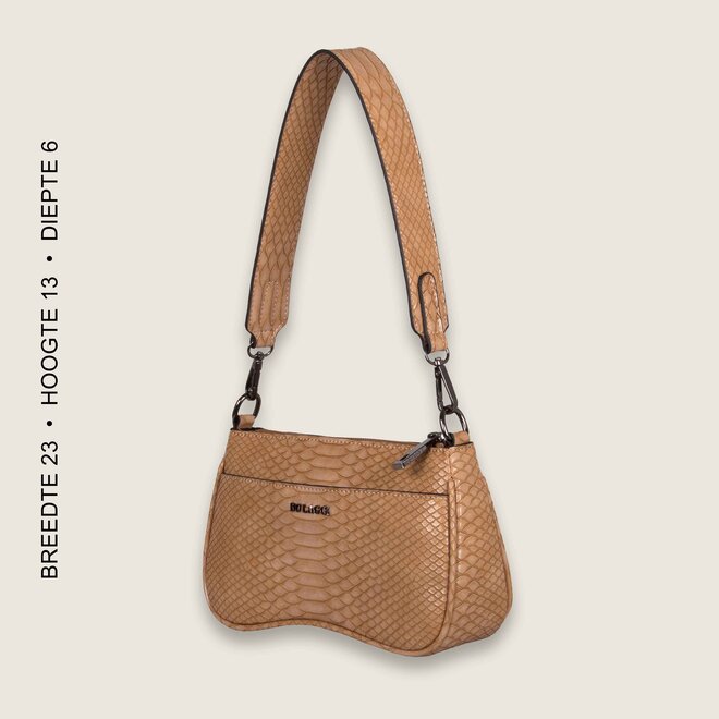 Shoulderbag Clair (camel)