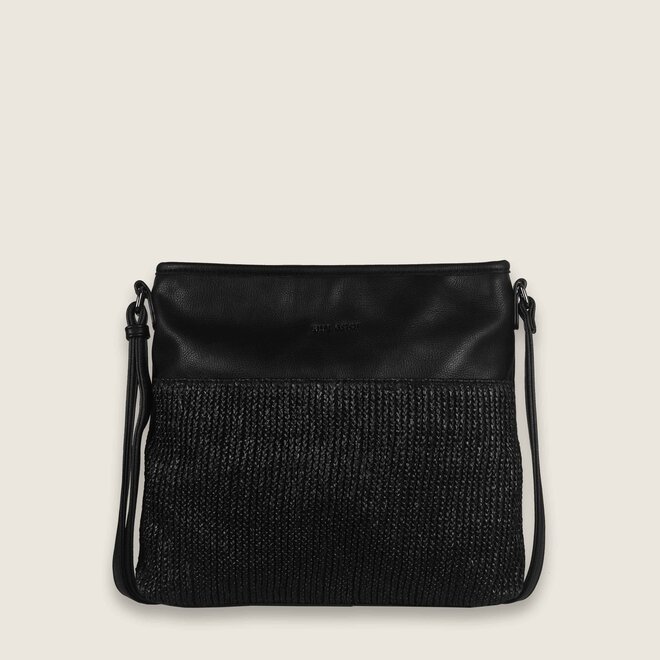 Wave crossbody (black)