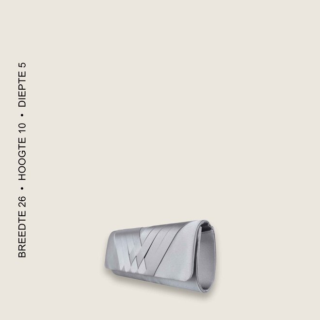 Clutch bag Suka (silver)