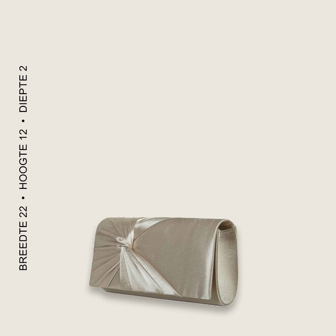 Clutch bag Twiggy (champaigne)