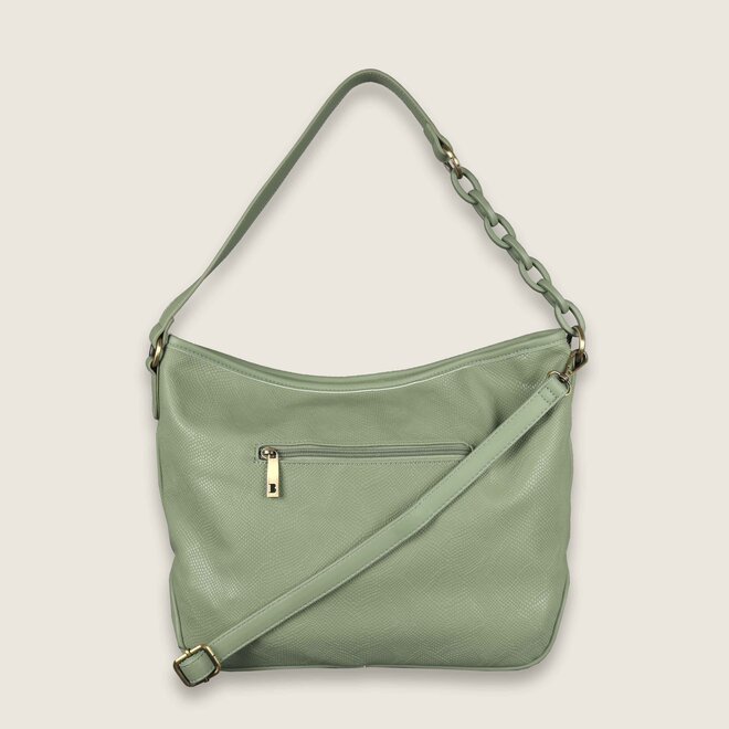 Amelie hobo (patina groen)