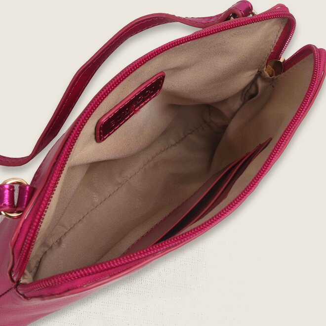 Meta crossbody (fuchsia)