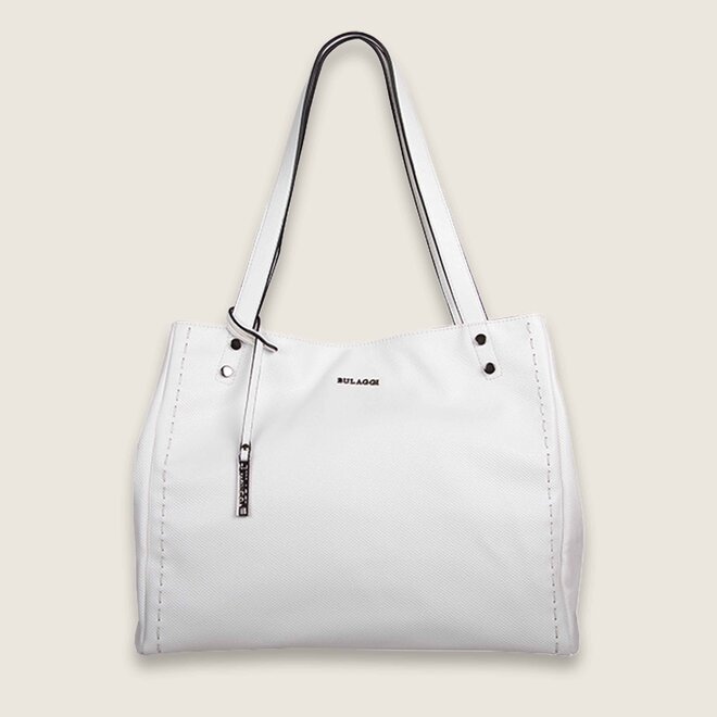 Shopping bag Gerbera (white)