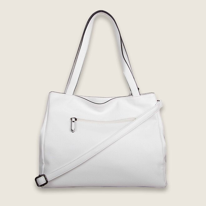 Shopping bag Gerbera (white)