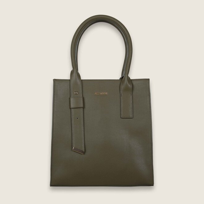 Shopping bag Basalt (khaki green)