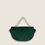 Velvet pearl bag ( Smaragd green )