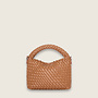 weave handbag ( cognac )