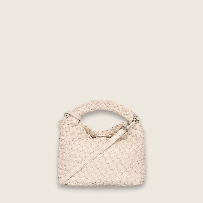 weave handbag ( creme kleurige )