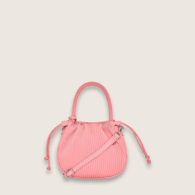 Ribs handbag ( coral )