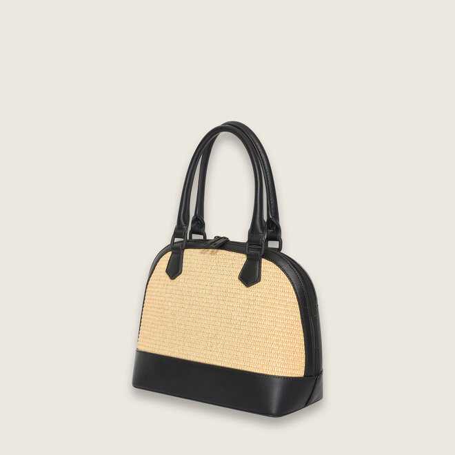 color straw teacosy ( black )