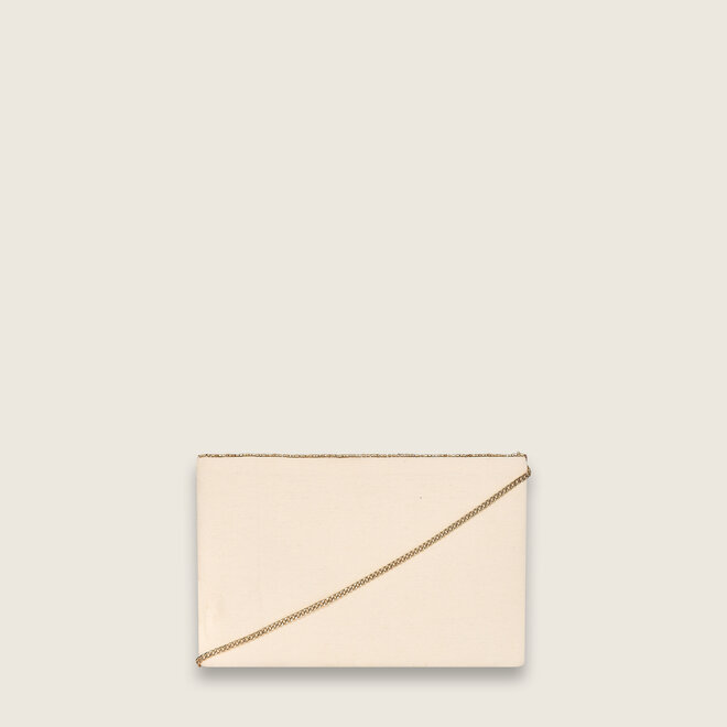 Aztek clutch ( cream-colored )
