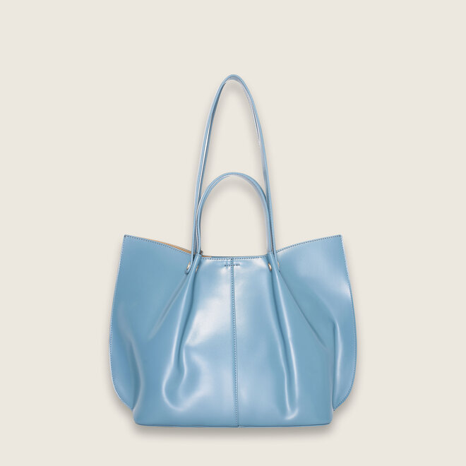 Loren shopper rond ( blauwe )