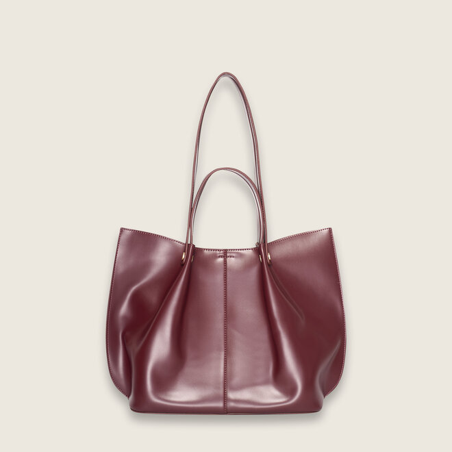 Loren shopper rounded ( bordeaux )