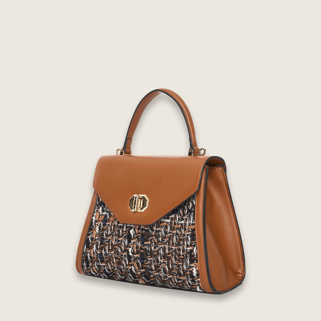 Carly handtas ( cognac kleurige )
