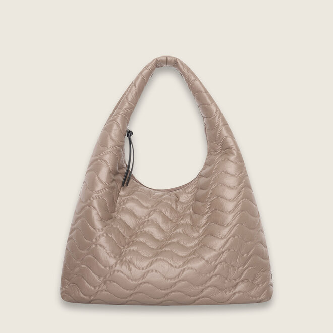 Waves XL hobo ( taupe kleurige )