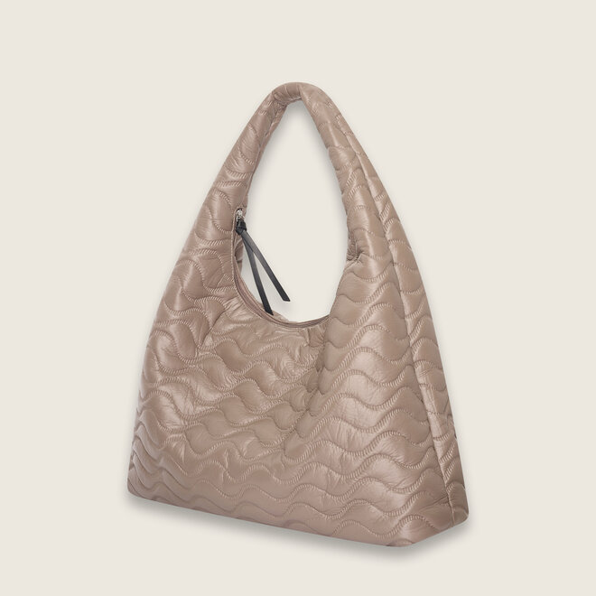 Waves XL hobo ( taupe kleurige )