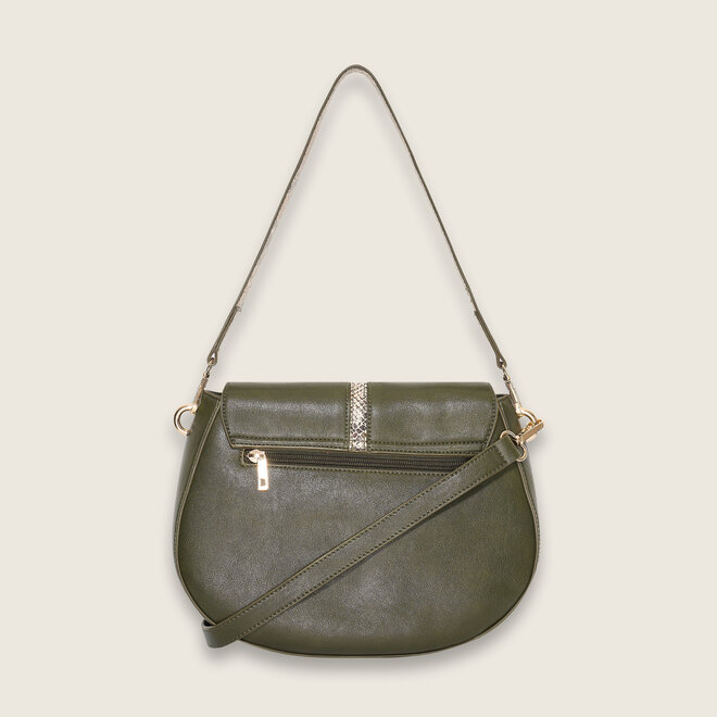 Snake shoulderbag ( khaki )