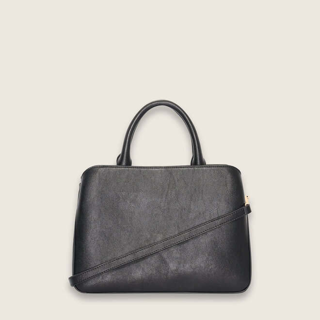 Snake handbag ( black )