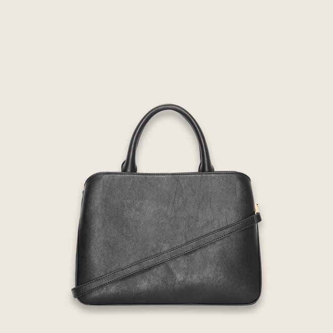 Snake handbag ( black )