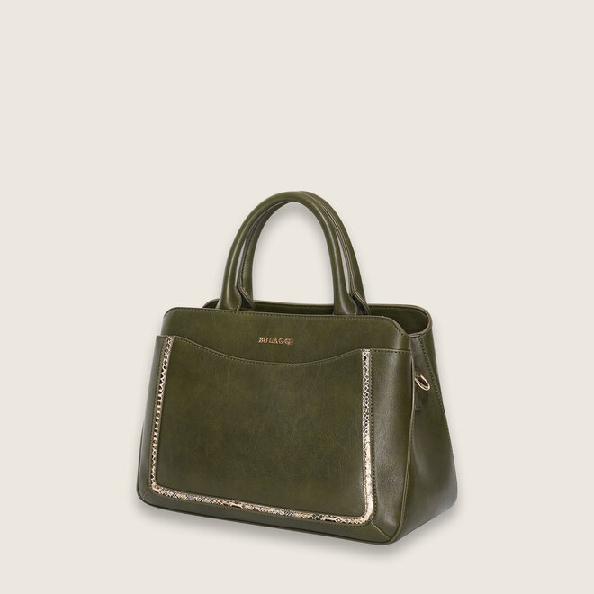 Snake handtas ( khaki )