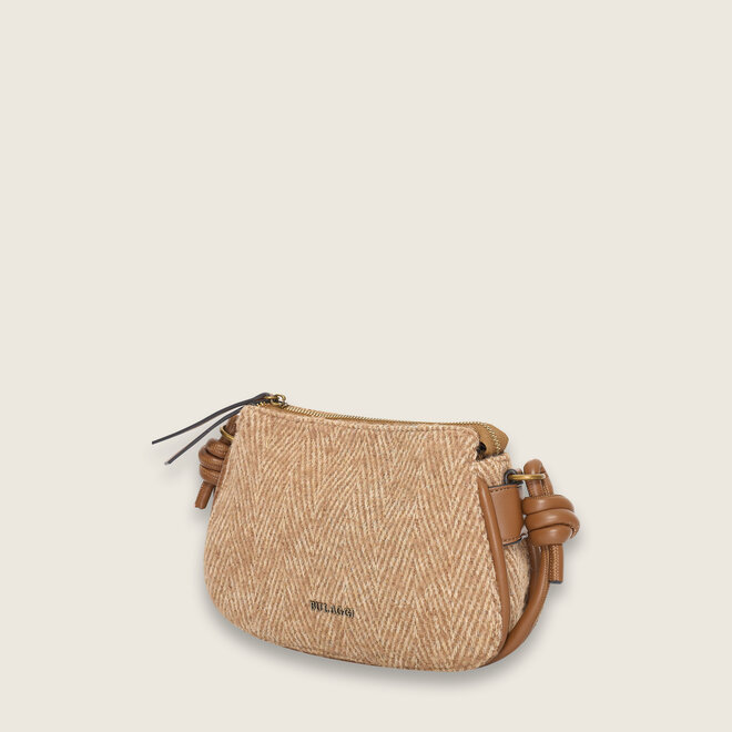 Herringbone crossover ( cognac kleurige )