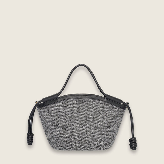 Herringbone shopper ( zwarte )