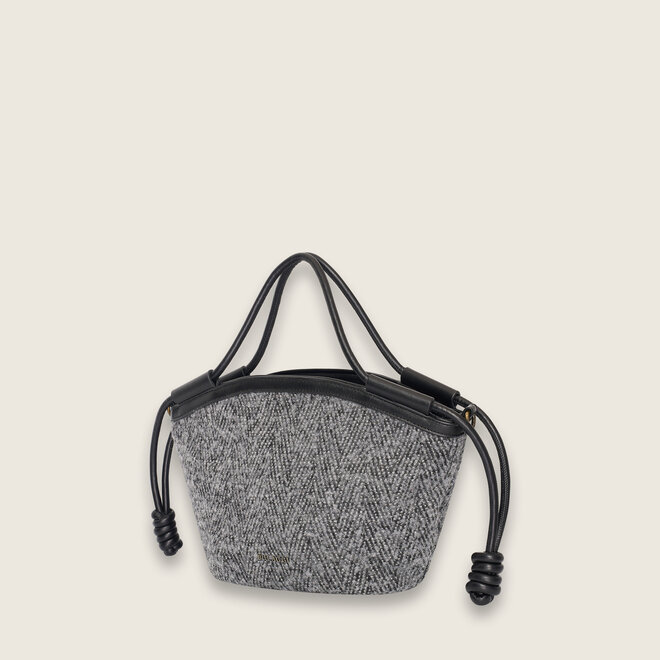 Herringbone shopper ( zwarte )