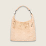 Faux fur hobo ( champagne )