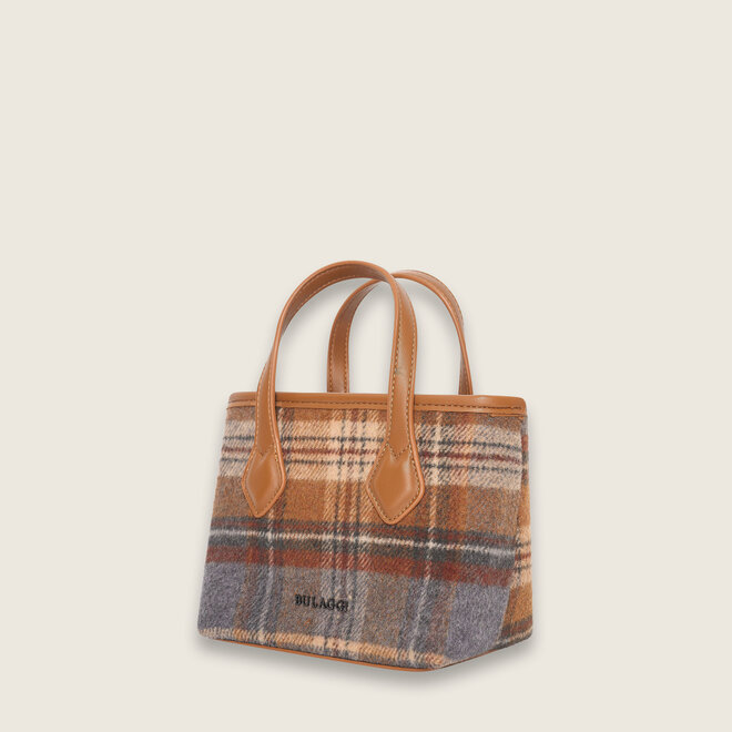Mia shopper mini ( cognac kleurige )