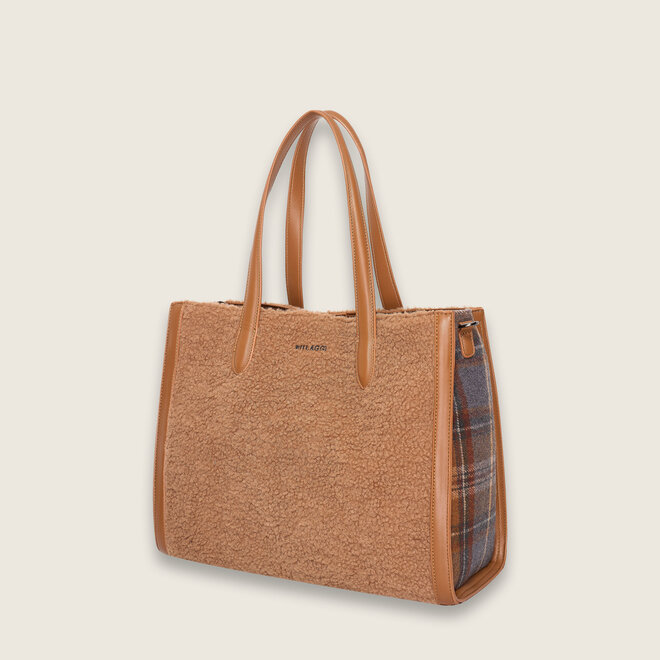Mia shopper ( cognac kleurige )