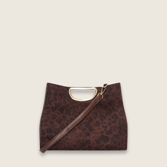 Isa handtas ( donker bruine )