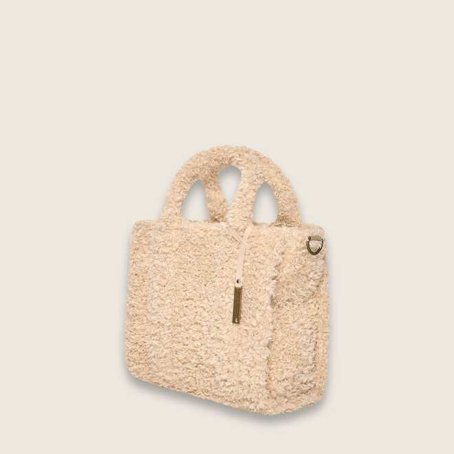 Teddy shopper klein ( creme kleurige )