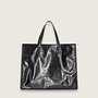 Crinkle shopper ( black )