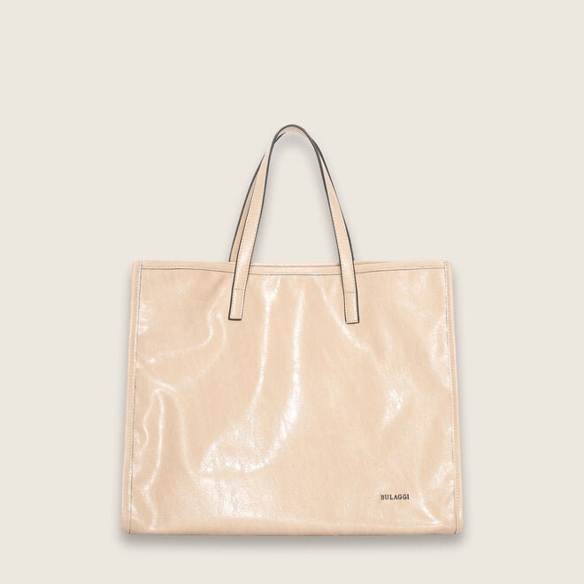 Crinkle shopper ( creme )