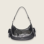 Crinkle hobo ( black )