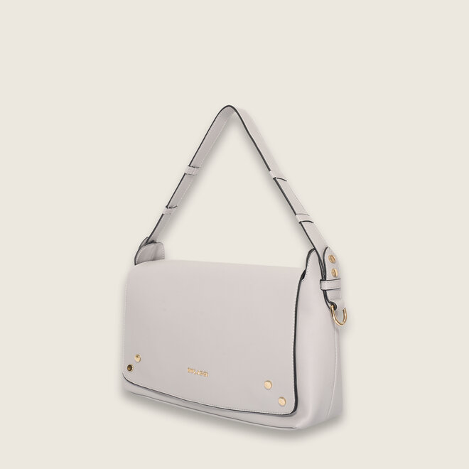 Isa shoulderbag ( light grey )