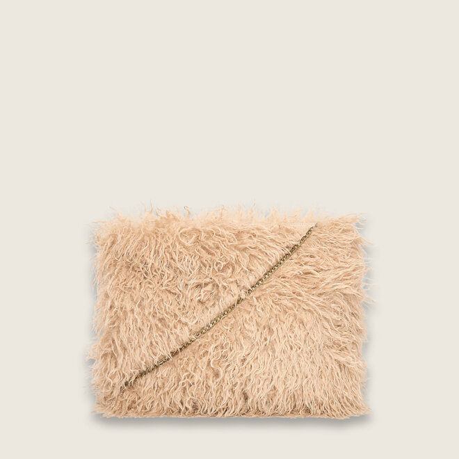 Jodie clutch XL ( creme kleurige )