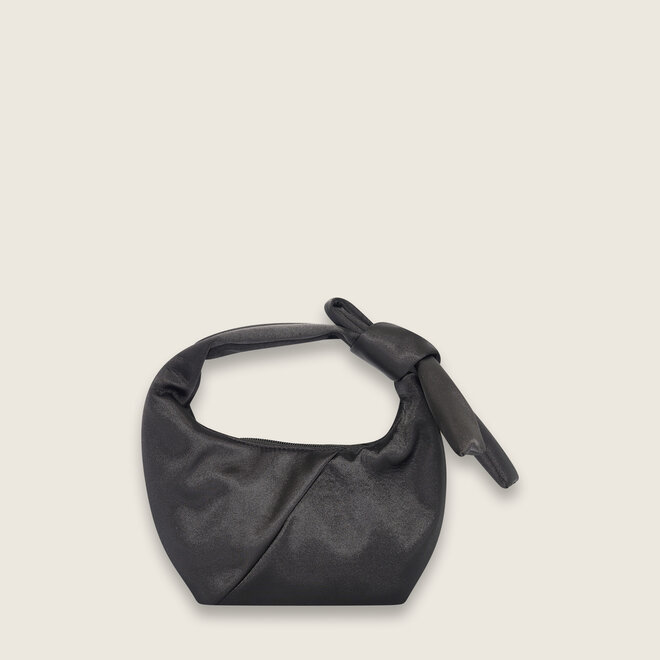 satin hobo ( black )
