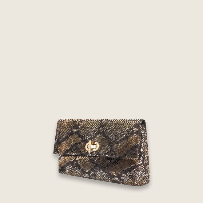 Snake clutch ( black )