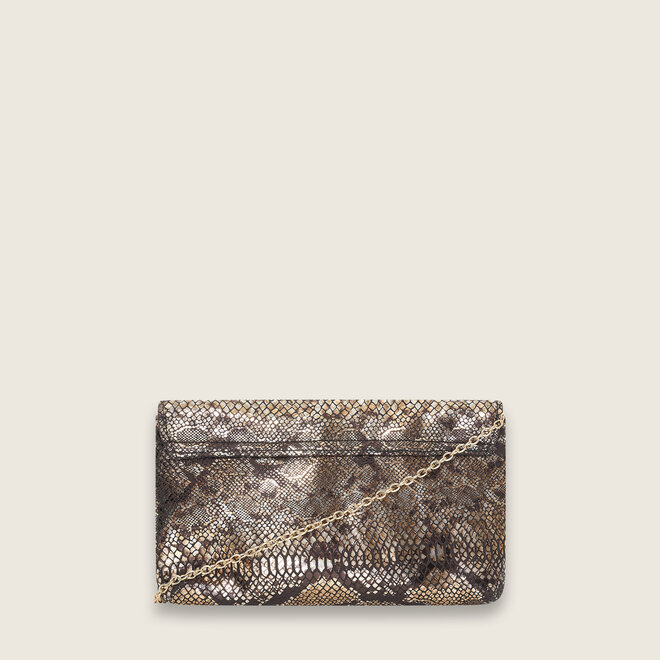 Snake clutch ( black )