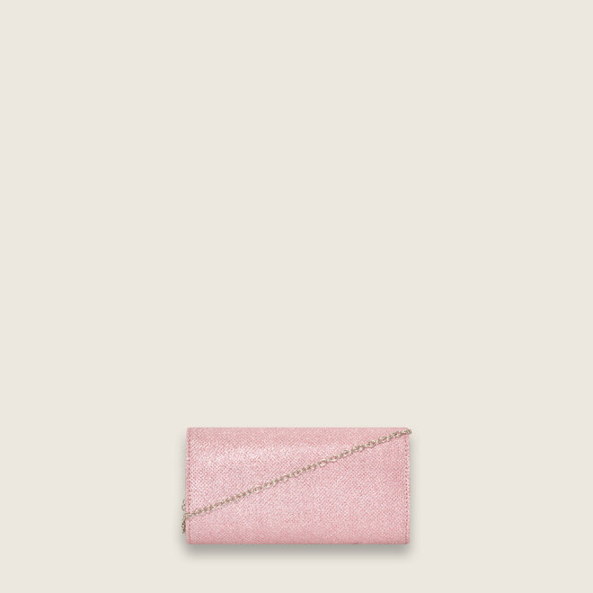 clutch Glitter Dionne (roze)